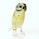 Decorative figurine made of colored glass may snowy Owl. Figurines. In Glass. Online shopping on My Livemaster.  Фото №2