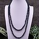 Natural Black Pearls long women's beads, Beads2, Moscow,  Фото №1