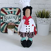 Куклы и игрушки handmade. Livemaster - original item interior doll: Kitchen Decor Kitchen Boy Textile.. Handmade.