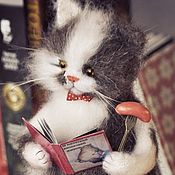 Куклы и игрушки ручной работы. Ярмарка Мастеров - ручная работа Sobre la difícil vida del gato.... Handmade.