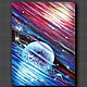 Abstract painting Space Oil painting canvas 3D Infinity. Pictures. larashop. Online shopping on My Livemaster.  Фото №2