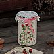 Винтажный бидон "Клевер луговой" декупаж. Банки. Nostalgie decor (Любовь). Ярмарка Мастеров.  Фото №4