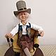 "Gentleman" doll collectible polymer clay, Portrait Doll, Moscow,  Фото №1