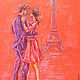 Картина "Танец..Влюбленного Парижа". Pictures. Picture&miniature lacquer painting. My Livemaster. Фото №4
