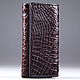 Ключница из кожи крокодила IMA0259VK5. Ключницы. CrocShop товары из экзотической кожи. Ярмарка Мастеров.  Фото №10