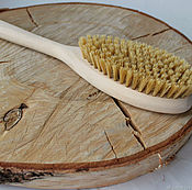 Для дома и интерьера handmade. Livemaster - original item Body Wash and Massage Brush with handle (medium hardness).. Handmade.
