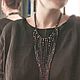 Колье длинное в стиле Peserico. Колье. KSeniora jewelry. Интернет-магазин Ярмарка Мастеров.  Фото №2