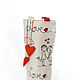 Gift packaging for handmade bottles. Bottle design. Dolls Elena Mukhina. Online shopping on My Livemaster.  Фото №2