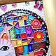 Витражная картина Котик и сердце 22х22 см. Картины. ZorkaVenera (Татьяна). Ярмарка Мастеров.  Фото №11