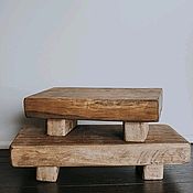 Для дома и интерьера handmade. Livemaster - original item Wooden tray Board stand shepherd loft 40mm in FarmHouse style. Handmade.