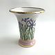 Porcelain painting Vase porcelain iris Iris. Vases. ArtFlera (artflera). Online shopping on My Livemaster.  Фото №2
