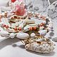 Серьги "Шепот океана" (коралл и морские раковины). Серьги классические. Ольга КОкшина Авторские украшения. Ярмарка Мастеров.  Фото №12