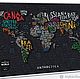 Scratch map World Travel Map Letters. Decor. mybestbox (Mybestbox). My Livemaster. Фото №5