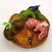 Валяная игрушка Лисенок-рыбачек подарок