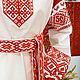 Платье-рубаха "Ведара". Платья. Мастерская Русской Одежды. Ярмарка Мастеров.  Фото №6