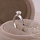 Помолвочное кольцо с бриллиантом 0,5 карат. Кольцо помолвочное. FROLOF JEWELRY. Ярмарка Мастеров.  Фото №8