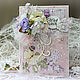 Scrapbooking Floral card With love from the workshop of scrapbooking Living History