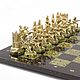 Шахматы эксклюзивные из бронзы  Турецко-европейская война. Шахматы. Мастерская подарков. Интернет-магазин Ярмарка Мастеров.  Фото №2