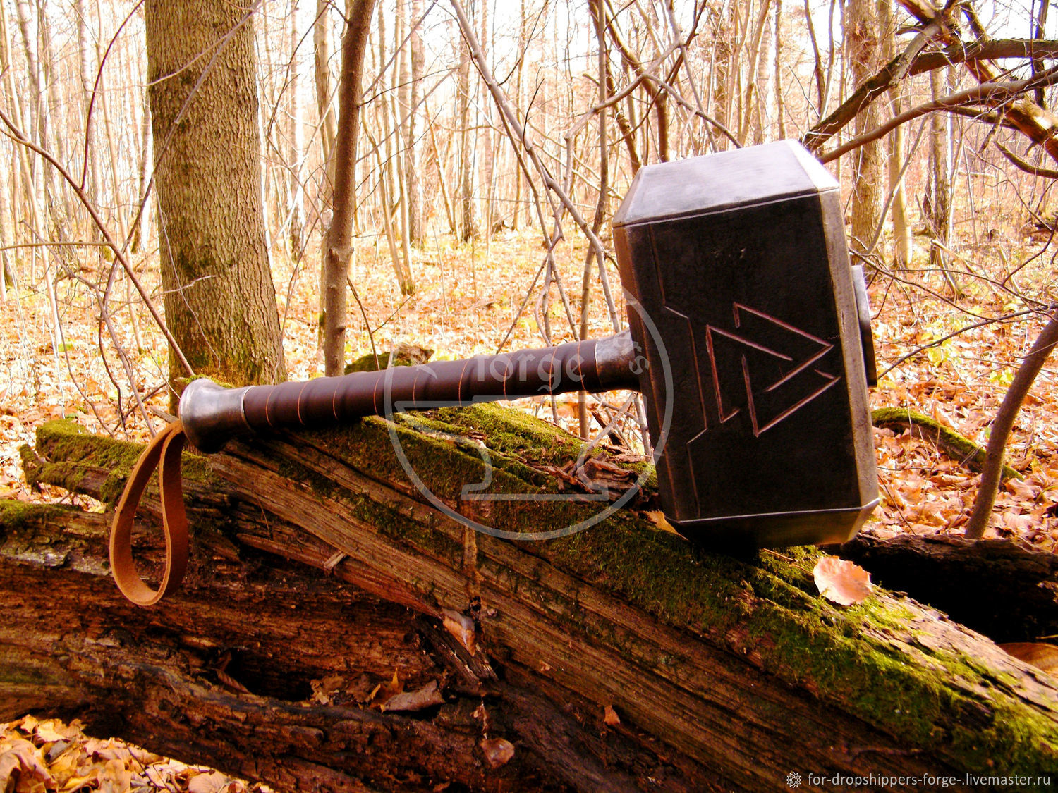 Кованый молот Тора, Мьельнир из стали, Mjolnir купить в интернет ...