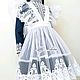 Кружевной Фартук "Sylvia". Школьная форма. Little___dress. Ярмарка Мастеров.  Фото №4
