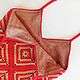  Bag knitted red granny square. Crossbody bag. Lace knitting workshop. Lidiya.. My Livemaster. Фото №4