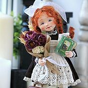 Куклы и игрушки handmade. Livemaster - original item The author`s doll Marusya (schoolgirl). Handmade.