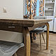 Заказать Cтол из массива карагача на деревянном подстолье. Akutrau Woodworking. Ярмарка Мастеров. . Столы Фото №3