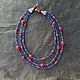 Заказать Яркое колье "Лазурь". Vadjra-jewelry. Ярмарка Мастеров. . Колье Фото №3