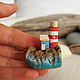 Order Driftwood island with a lighthouse. Miniature. Katy_Barysheva. Livemaster. . Figurine Фото №3