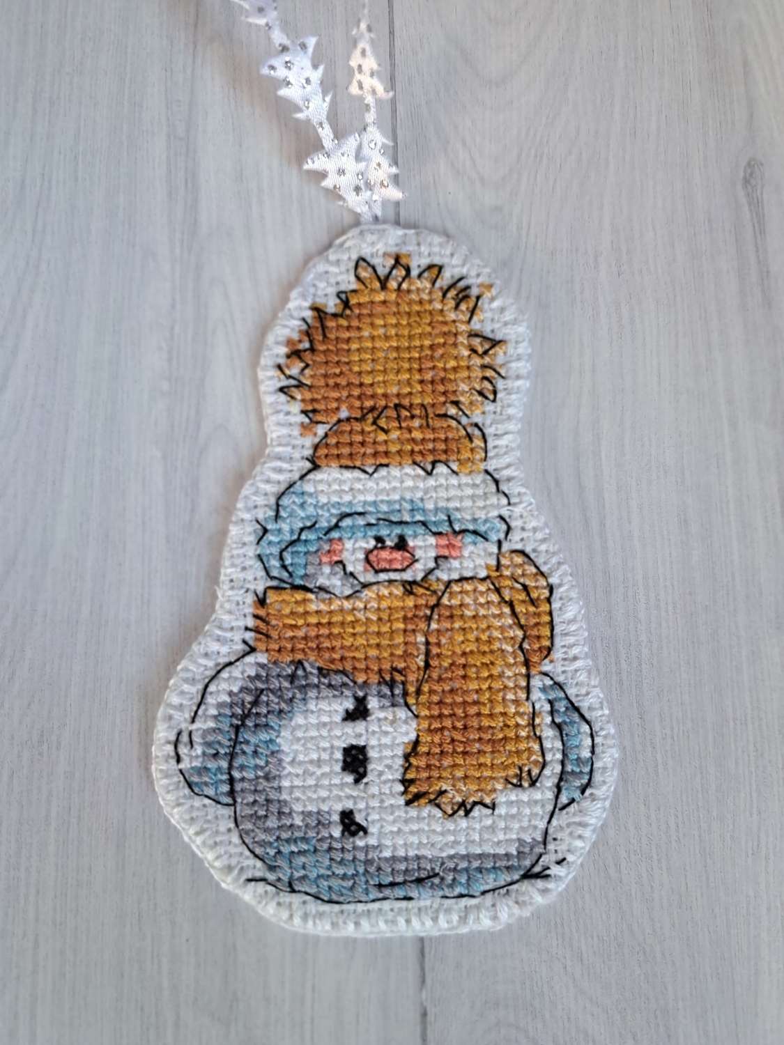 Вышиваю и оформляю новогодние игрушки
