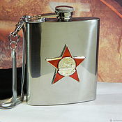 Сувениры и подарки handmade. Livemaster - original item 207 ml flask with Russian awards 