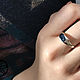 Women's ring with Blue Sapphire, 925 silver, handmade. Rings. Bauroom - vedic jewelry & gemstones (bauroom). My Livemaster. Фото №6