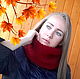 Tube scarf (Snood) "Violet dreams". Scarves. Charming gifts house. Online shopping on My Livemaster.  Фото №2