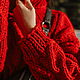 Jerseys: Women's sweater of large knitting oversize sweater with knitting needles to order. Sweaters. Kardigan sviter - женский вязаный свитер кардиган оверсайз. My Livemaster. Фото №4