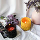 Свечи ароматические: персик. Свечи. Crumbs Decor. Ярмарка Мастеров.  Фото №4