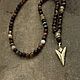 Beading for men - Arrow. Necklace. Mint Tiger (MintTiger). My Livemaster. Фото №5