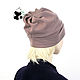 Order Youth women's cap made of Italian fabric. A few colors. Mishan (mishan). Livemaster. . Caps Фото №3