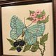 Butterfly embroidery, handmade, Holland. Vintage interior. Dutch West - Indian Company. Online shopping on My Livemaster.  Фото №2