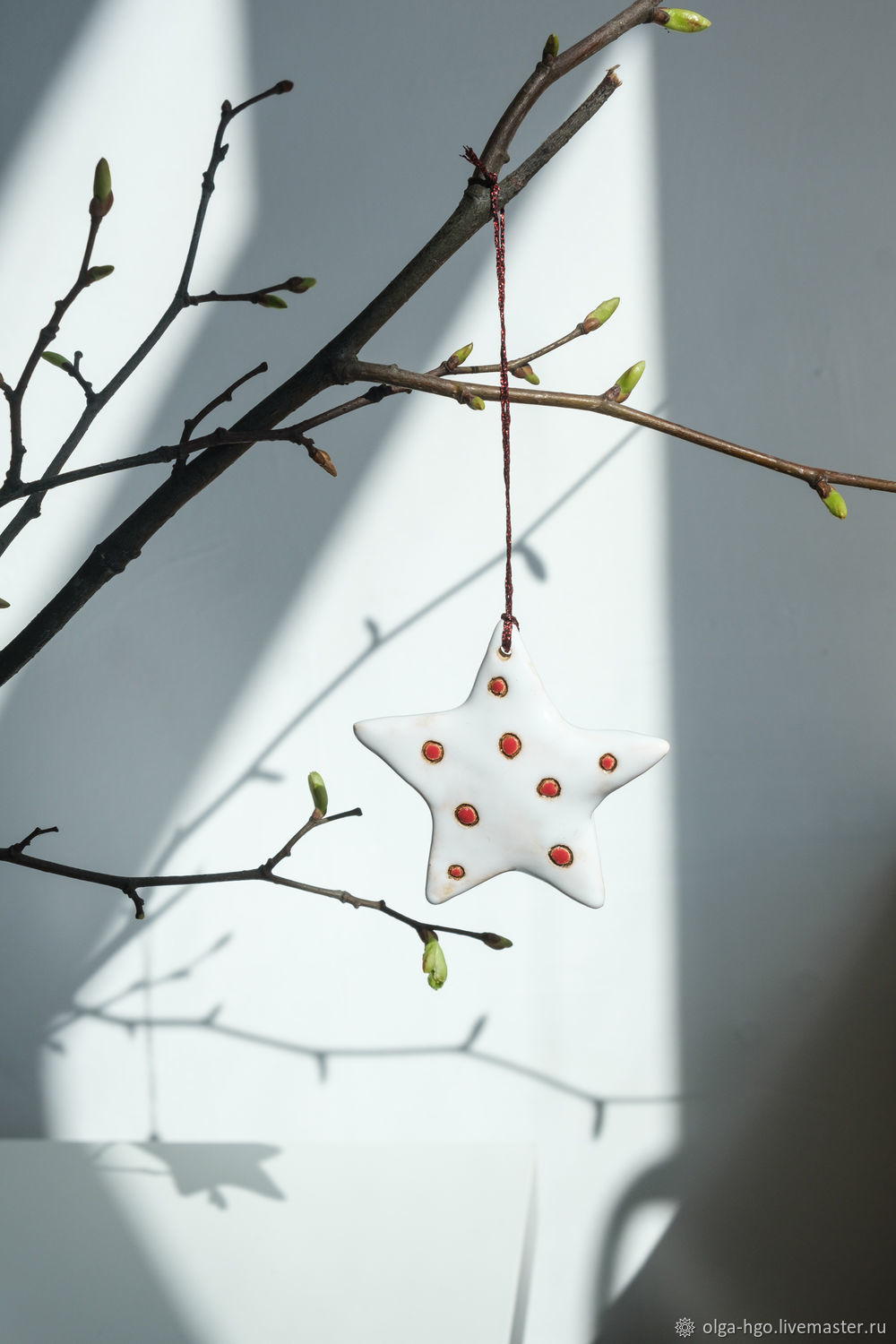 Интерьерная подвеска, ёлочная игрушка Звёздочка в интернет-магазине ...