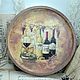 Order Tray round New Harvest. Studio Villa-Oliva. Livemaster. . Trays Фото №3