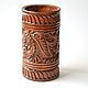 Wooden carved pencil holder, Pencil holders, Moscow,  Фото №1