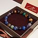Stone Bracelet ' Nine Lucky Stones for Libra'!. Bead bracelet. Beautiful jewelry from stones (Coliete). My Livemaster. Фото №4