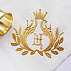 Napkin with embroidery 'Royal monogram' from A to z. Swipe. Shpulkin dom. My Livemaster. Фото №6