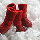 Winter boots for dogs made of felted knitwear. Shoes for Pets. Felt4pet (Felt4pet). Online shopping on My Livemaster.  Фото №2