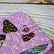 Patchwork purse, Mushrooms, Applique, Purse, Textile. Wallets. Svetlana (patchwork) patchwork. My Livemaster. Фото №6