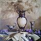 Still life painting with lilac in a vase 50*70 cm. Pictures. Ermolaeva Olesya. My Livemaster. Фото №5