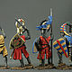 Soldiers 54mm. The middle ages. Set of 6 soldiers. German Knights. Military miniature. Ekaterina A-Mi (miniatjuraA-Mi). Интернет-магазин Ярмарка Мастеров.  Фото №2