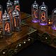 Lamp table clock ' Walnut SteamPunk Bronze 6». Tube clock. Tube-time (tube-time). My Livemaster. Фото №9