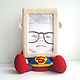 Вязаная игрушка-фоторамка для мальчика "Супермен", Фоторамки, Троицк,  Фото №1