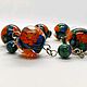 Колье "Цветочный хоровод". Колье. Татьяна (tanka-bead). Ярмарка Мастеров.  Фото №4